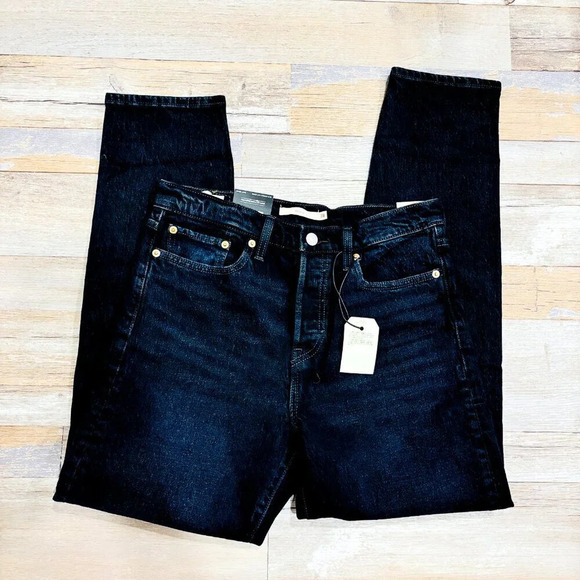 LEVI'S Wedgie black tapered women's jeans - Picture 2 of 12